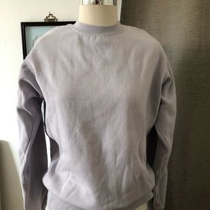 light purple crewneck